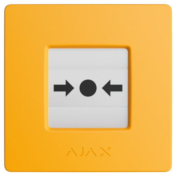 Ajax Manual Call Point (Yellow) ручний бездротовий Сповіщувач