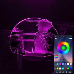 Акриловый светильник-ночник управление с телефона Муген и Дзин tty-n002108