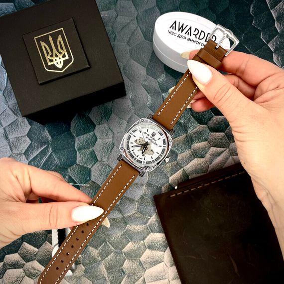 Жіночий годинник Awarder 021 Де би не була Silver-Silver-Brown | Зображення 3