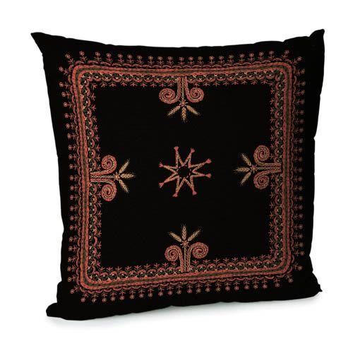 Подушка диванна з оксамиту Колоски 45x45 см (45BP_25NG016)