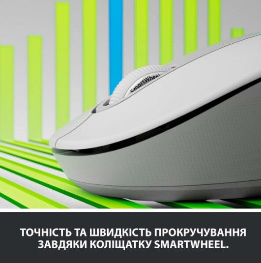 Миша Logitech Signature M650 L Wireless Off-White (910-006238) | Зображення 2