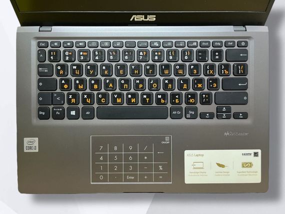 Ультрабук Asus Laptop R 465J / 14" (1920x1080) TN / Intel Core i3-1005G1 (2 (4) ядра по 1.2 - 3.4 GHz) / 8 GB DDR4 / 120 GB SSD / Intel UHD Graphics / WebCam б/у | Зображення 2