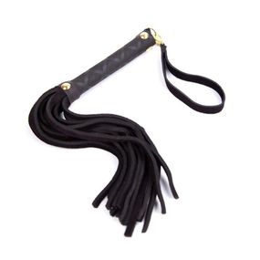 Флоггер DS Fetish Leather flogger S black sexstyle