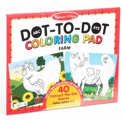 Набір для творчості Melissa&amp;Doug розмальовок за номерами Ферма (MD30260) | Зображення 5
