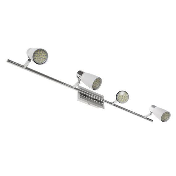 Светильник настенно-потолочный спот поворотный накладной HTL-176/4 GU10 WH | Зображення 2