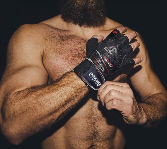 Рукавички для фітнесу Power System PS-2810 Ultimate Motivation Black/Red Line L | Зображення 8