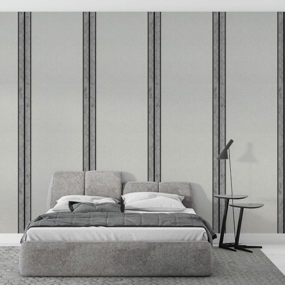 Самоклеючі шпалери 2800х500х1,5мм Сірий меланж YM-12 (D) SW-00002020 | Зображення 4