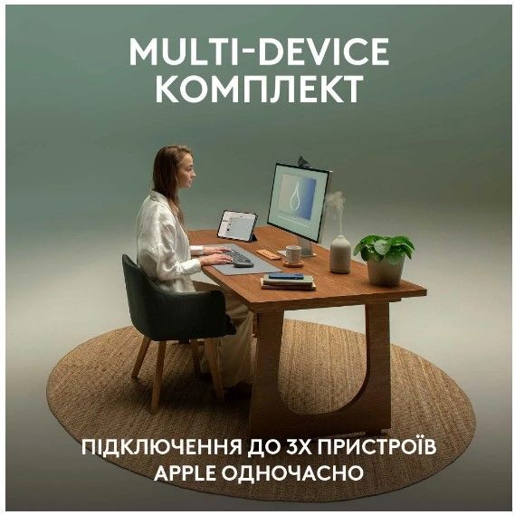 IT набір Logitech Pebble 2 Combo for Mac Tonal Graphite | Зображення 2