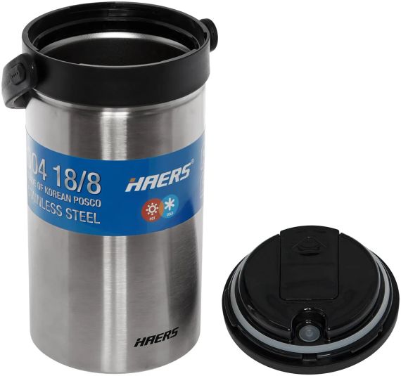 Харчовий термоконтейнер Haers HR-2300-17 2.3l Silver | Зображення 2
