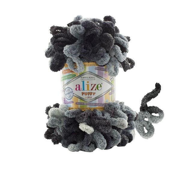 Пряжа ALIZE PUFFY COLOR 6532 алізе пуффі колор