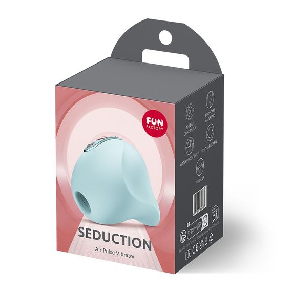 Вакуумний стимулятор Fun Factory Seduction Ice Blue, 11 режимів роботи, перезаряджуваний | Зображення 9