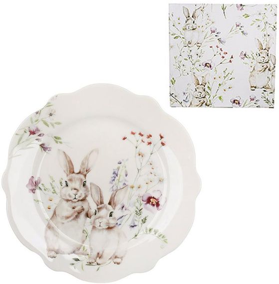 Тарілки порцелянові "Spring Story", набір 4 тарілки Ø19.5см | Зображення 2