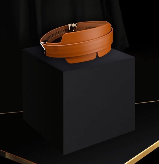 Маска на очі шкіряна Коричневий Lockink | Зображення 7