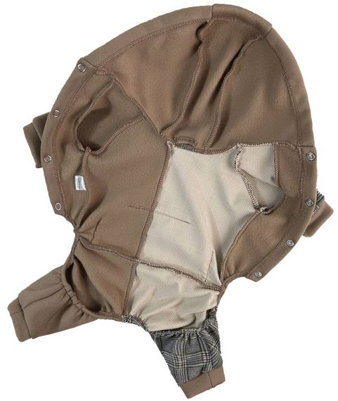 Костюм з клiтинкою беж D-182 | Зображення 4