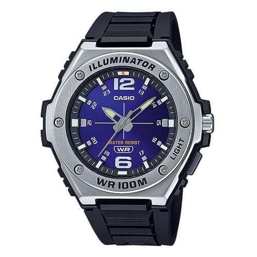 Чоловічі кварцові наручні годинники Casio оригінал Японія Collection MWA-100H-2AVEF з полімерним ремінцем