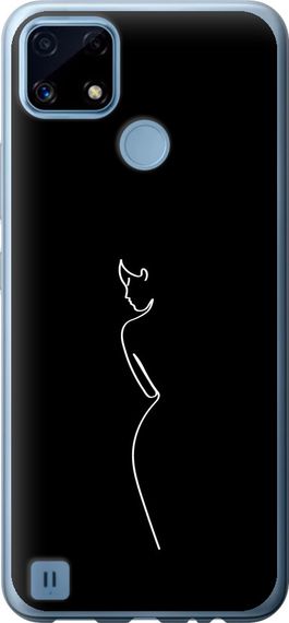 Чехол на Realme C21 Силуэт1 "4590u-2321-17620"