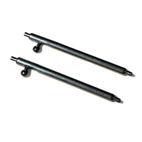 Крепление с зацепом шпилька втулка-иголка для ремешка часов шириной 20 mm (пара 2 шт)