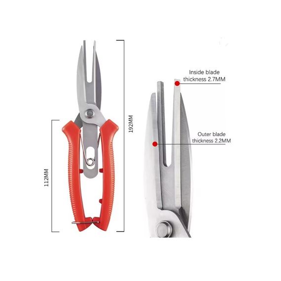 Двосторонній секатор-ножиці для проріджування і обрізки | Зображення 2