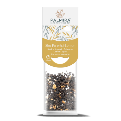 Черный чай Palmira 10 шт. - "Шу-Пуэр с лимоном"