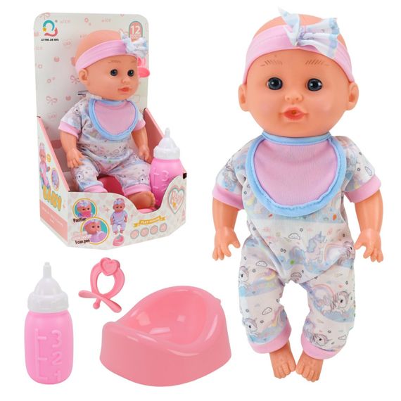 Дитячий ігровий пупс H06-6 п'є, пісяє, з аксесуарами