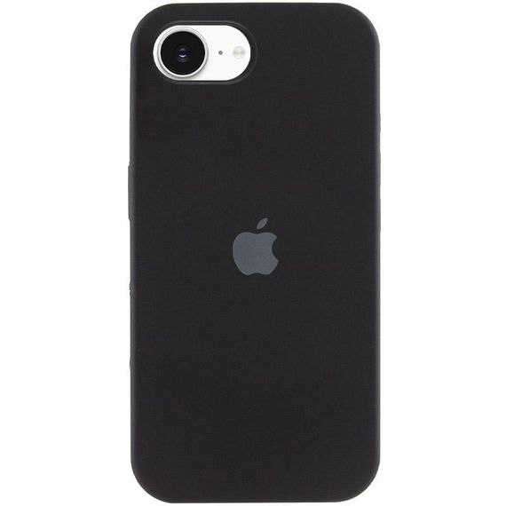 Чохол Silicone Case Full Protective (AA) для Apple iPhone 16e (6.1") Чорний / Black