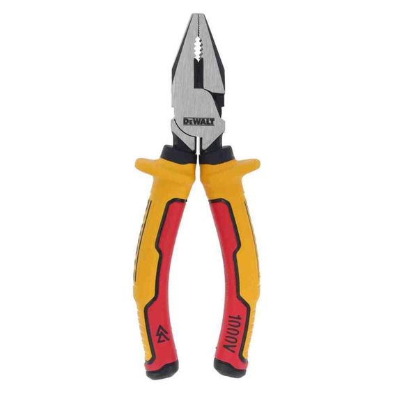 Плоскогубцы электрика LASER HARDENEDl VDE 1000V комбинированные длиной 160 мм DeWALT DWHT82810-0