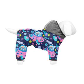 Комбінезон для собак WAUDOG Clothes малюнок "Рік та Морті 1", L55, В 77-79 см, С 47-50 см