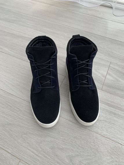 Замшевые кеды на белой подошве | Зображення 5