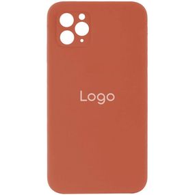 Чохол Silicone Case Full Size with Frame для iPhone 11 Pro Max Колір 42, Бордовий