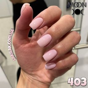 Гель лак Moon Full Breeze №403 блідо-рожевий 8мл