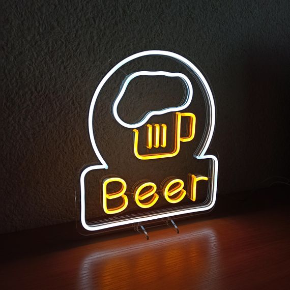 Неоновий світильник Пиво 300х340 acr-n000018 | Зображення 1