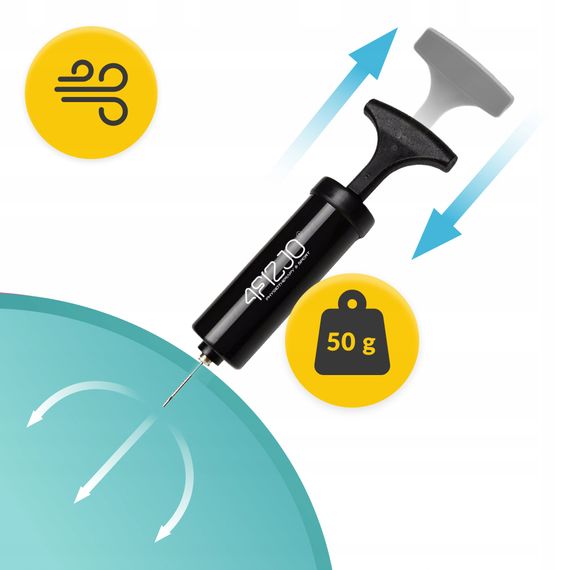 М'яч для пілатесу, йоги, реабілітації 4FIZJO 22 см Mint (P-5905973404877) | Зображення 5