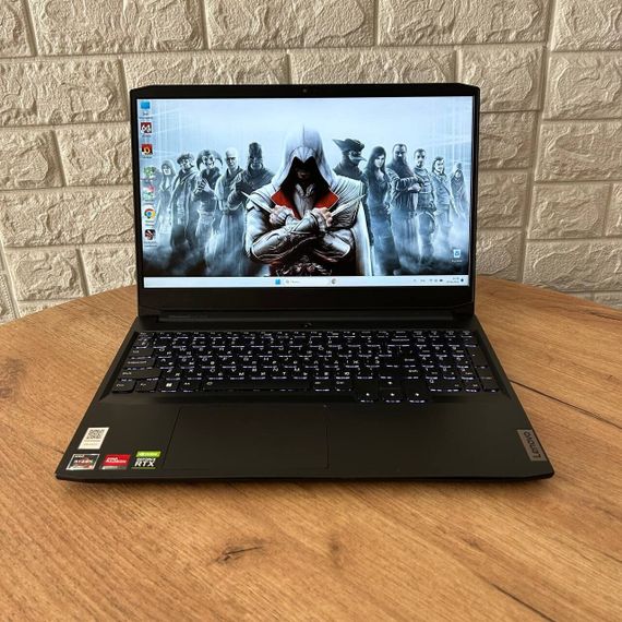 Игровой ноутбук Lenovo IdeaPad Gaming 3 15ACH6 / 15.6" (1920x1080) IPS / AMD Ryzen 5 5600H (6 (12) ядер по 3.3 - 4.2 GHz) / 16 GB DDR4 / 512 GB SSD / nVidia GeForce RTX 3060, 6 GB GDDR6, 192-bit / WebCam б/у | Зображення 2