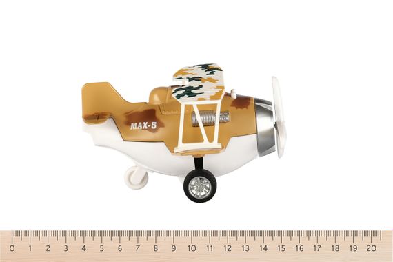Самолет металический инерционный Same Toy Aircraft коричневый со светом и музыкой SY8015Ut-3 (SY8015Ut-3) | Зображення 2