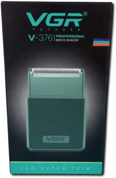 Електробритва VGR V-376 Green шейвер бездротова з виїзним триммером (44961-V-376_208) | Зображення 6