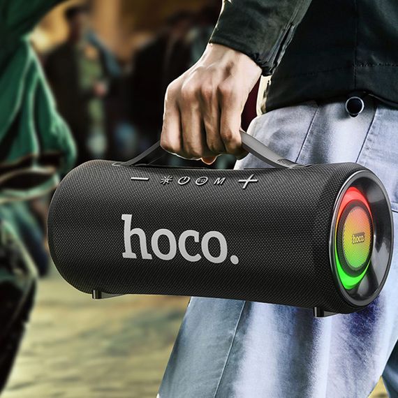 Bluetooth колонка Hoco HA10 Oleada outdoor Black | Зображення 6