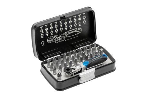 Набір біт з храповиком 1, 4", HT1R460 уп 33 шт Hoegert