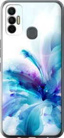 Чехол на Tecno Spark 7 KF6n цветок "2265u-2421-17620"