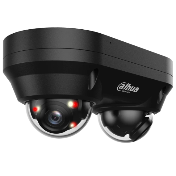 DH-IPC-HDBW2449F-AS-E2-IL-Black 2x4МП IP відеокамера Dahua - Камери | Зображення 1