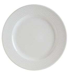 Тарілка обідня Bonna Pure Dot S-PRDGRM23DZ 23 см біла