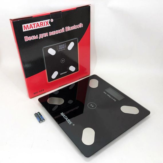Підлогові розумні фітнес ваги MATARIX MX-454 App Bluetooth Смарт ваги з додатком для зважування людей | Зображення 9