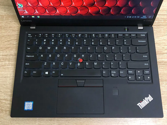 Тонкий ноутбук Lenovo Thinkpad X1 Carbon GEN 5 Core i7-7500u+14 IPS FHD+8RAM+SSD | Зображення 3