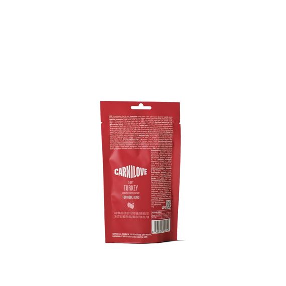 Ласощі Carnilove Soft Snack Turkey with Catnip для котів м'які індичка і котяча м'ята 50 г | Зображення 1