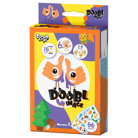 Развлекательная настольная игра "Doobl Image" DBI-02U на укр. языке Мультибокс1