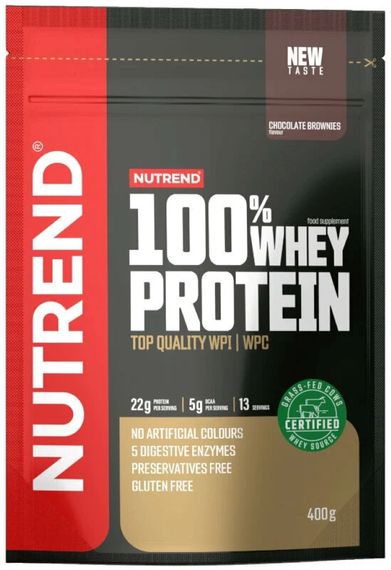 Протеин Nutrend 100% Whey Protein 400 g (Chocolate brownies)