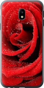 Чехол на Samsung Galaxy J3 (2017) Красная роза "529u-650-17620"