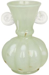 Дизайнерська ваза із преміального скла Jade: Malachite, 21 см