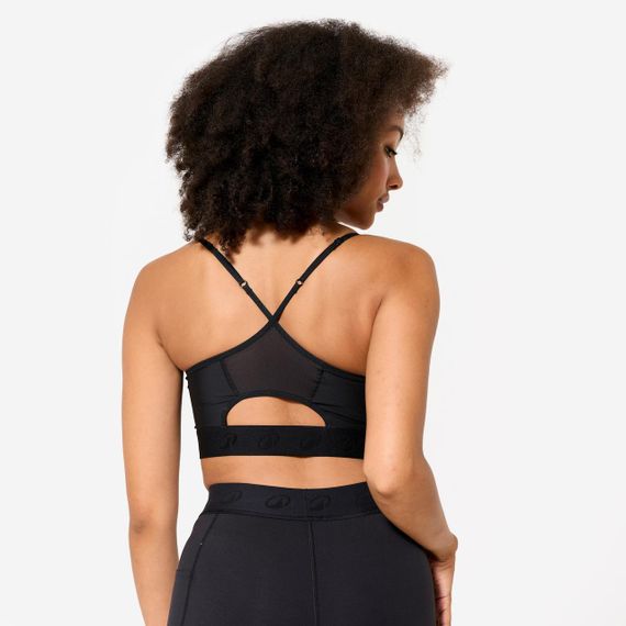 Спортивний топ з низьким рівнем підтримки чорний - S | Зображення 3