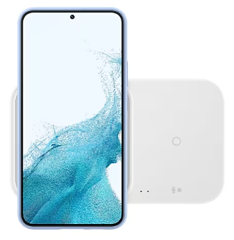 Бездротовий зарядний пристрій Samsung 15W Wireless Charger Duo w/o TA White (EP-P5400BWEGEU) | Зображення 1
