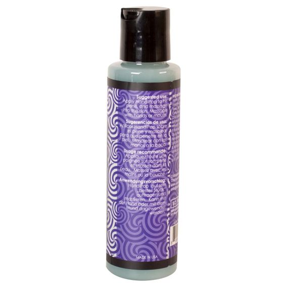 Смачний гель для вишуканих мануальних та оральних пестощів Sensuva — Handipop (125 мл), Чорничний кекс | Зображення 1